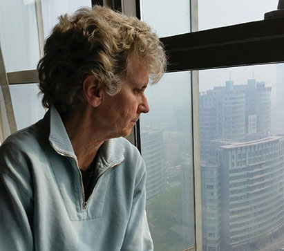 Kathy Leser ’76. Link to her story